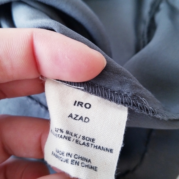 IRO‎ | Azad silk Jeweled Mini dress S - Picture 3 of 11